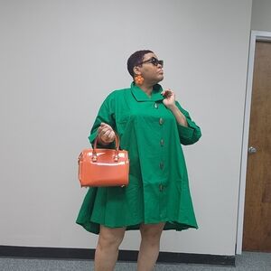 Kelly Green Swing Coat